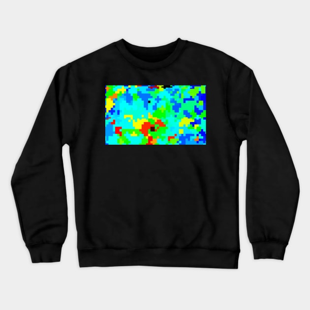 Mess of Pixels Two Crewneck Sweatshirt by NovaOven